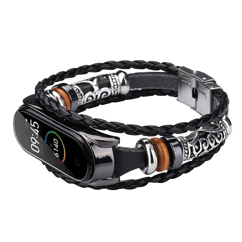 10 Best Xiaomi Mi Band 5 Replacement Straps: Layer Punk Style Replacement Bracelet