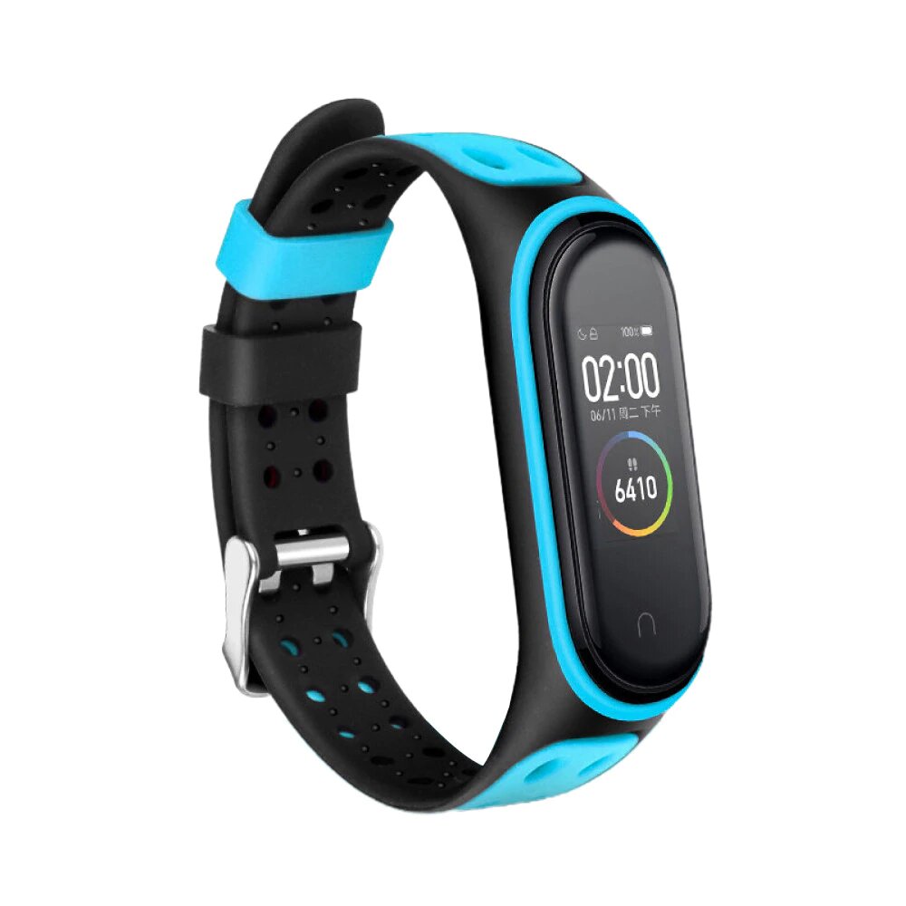 10 Best Xiaomi Mi Band 5 Replacement Straps: ALANGDUO Breathable Replacement Wrist Strap