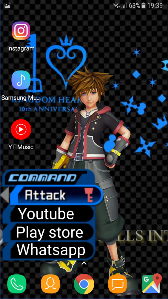 20 Best Free KLWP Themes of 2020: Kingdom Hearts