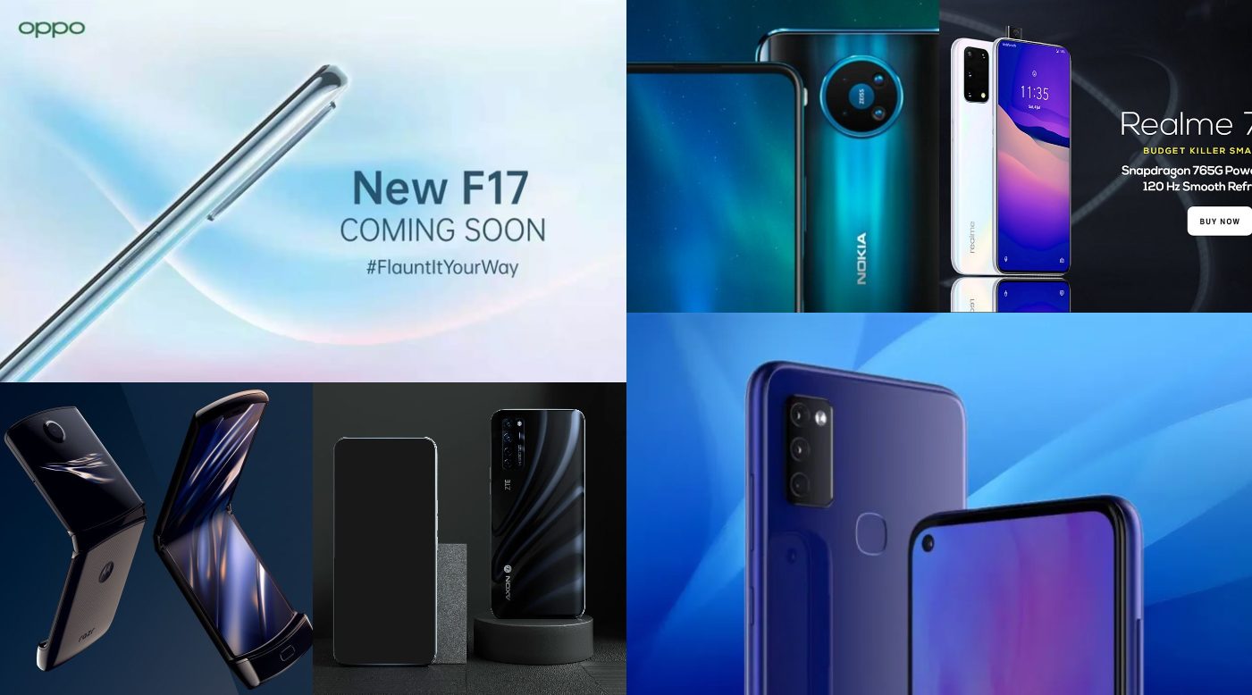 upcoming smartphones releasing in September 2020 India