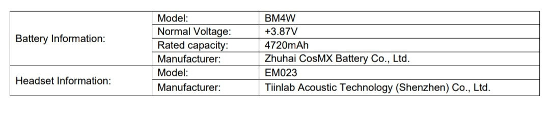 Xiaomi Mi 10T Lite FCC certification 2