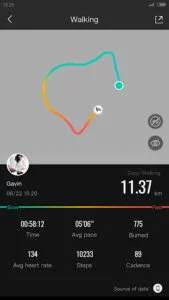 Zepp (formerly Amazfit) GPS tracking