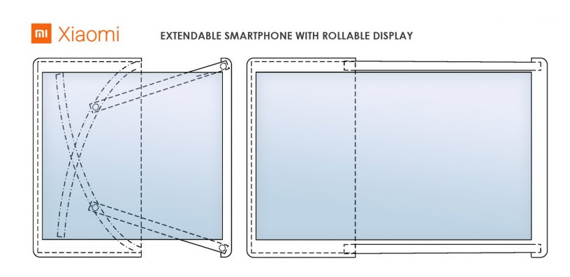 Extendable smartphone with rollable display patent 