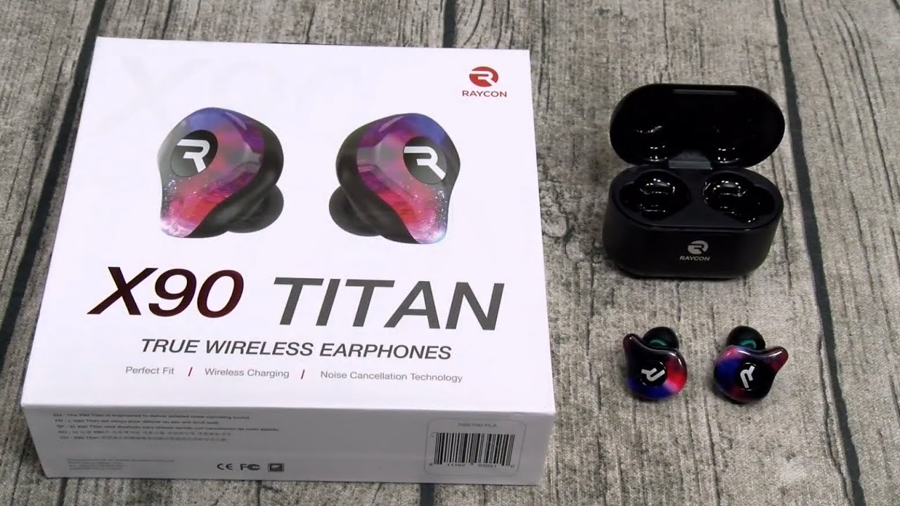 Raycon x90 Titan earbuds Manual boxing and design