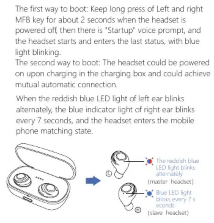 X8 Bluetooth Earbuds Manual User Guide