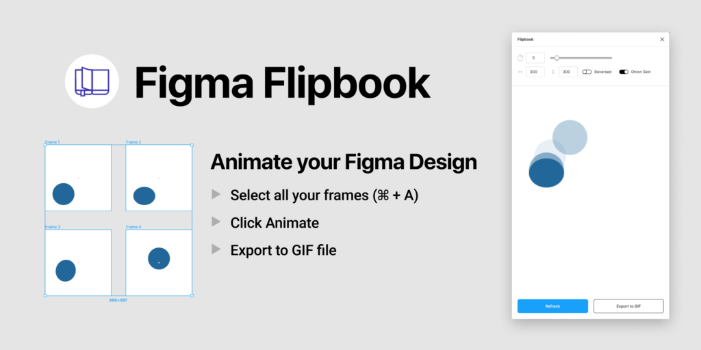 Figma flipbook animator
