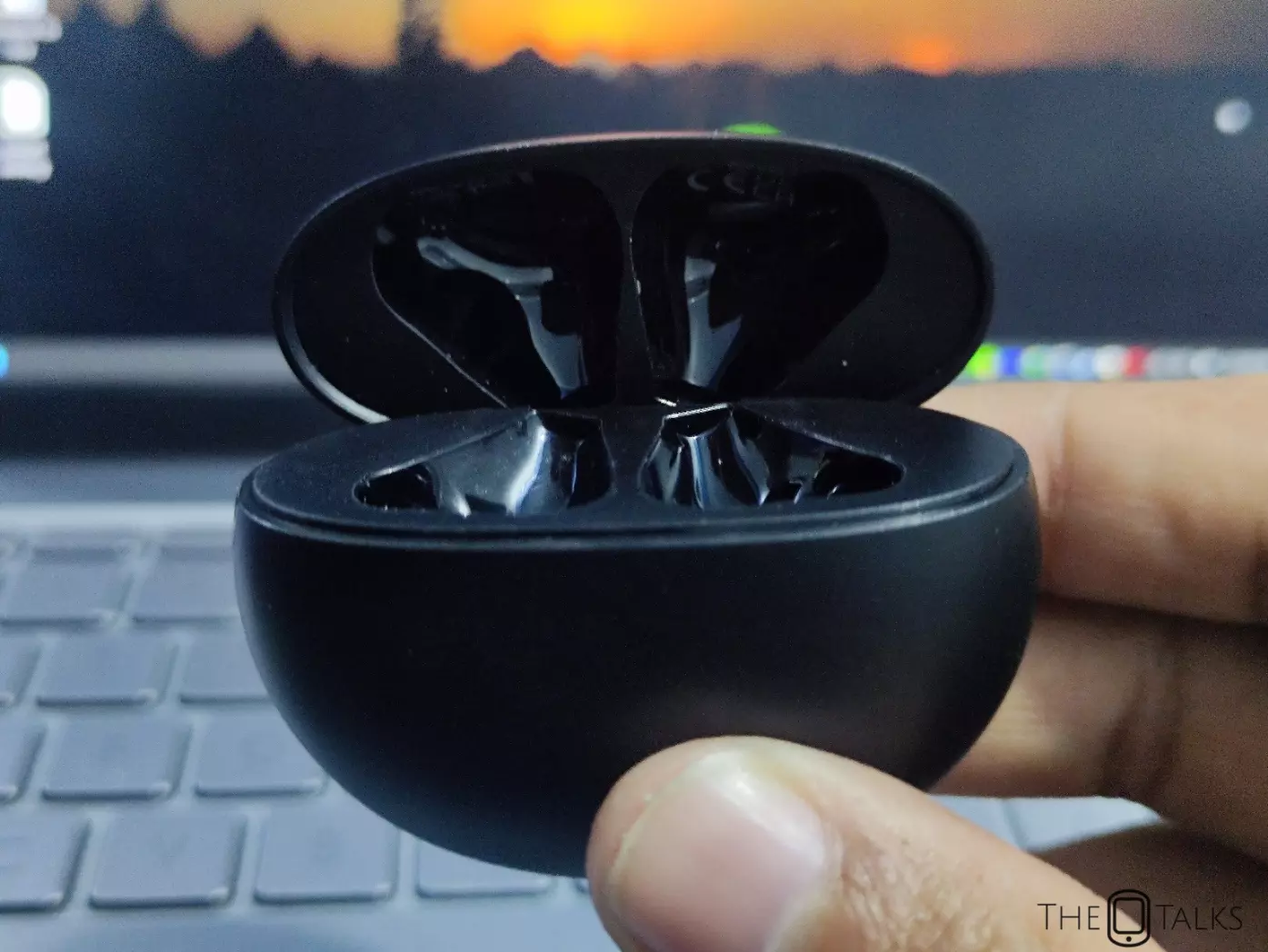 Edifier X2 earbuds review - charging case empty