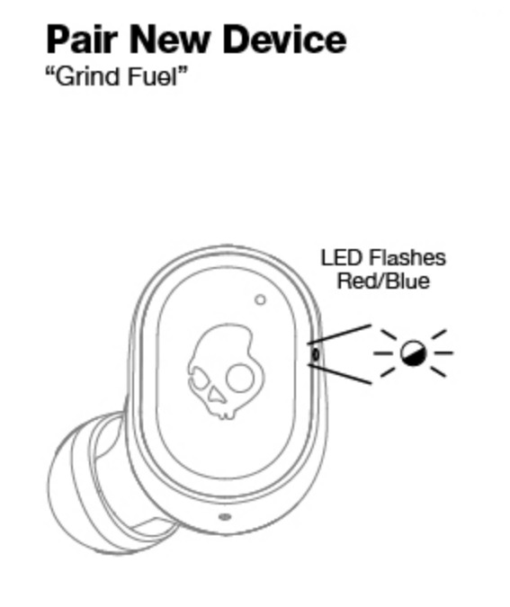 Skullcandy Grind Manual Pairing & Charging Instructions