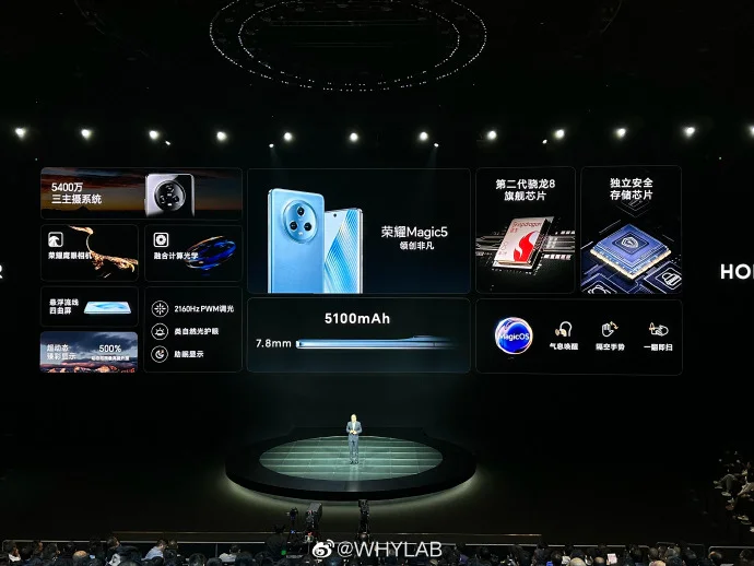 HONOR MAGIC5 SPECS