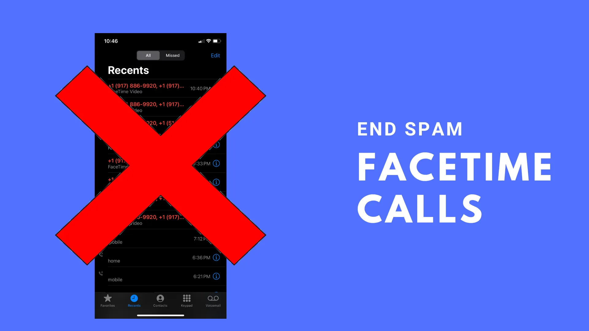 How To End and Manage Spam Facetime Calls