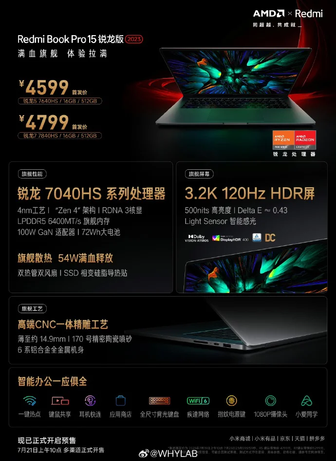 Redmi Book Pro 15 AMD