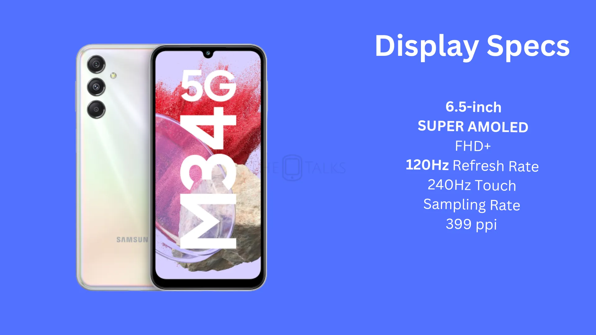 All The Best Phones With 120Hz Display - Samsung Galaxy M34