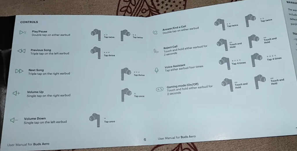 Noise Buds Aero Manual Earbuds Guide & Troubleshooting