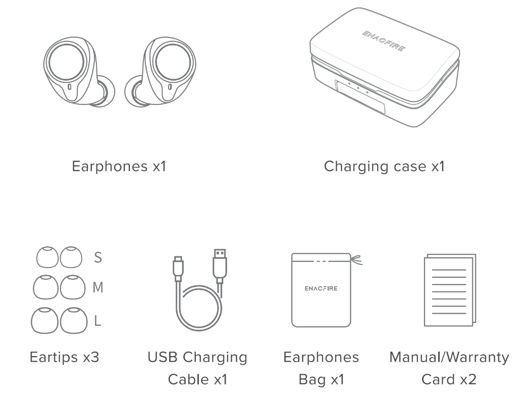 Enacfire Future Plus Manual How To Use These Earbuds?