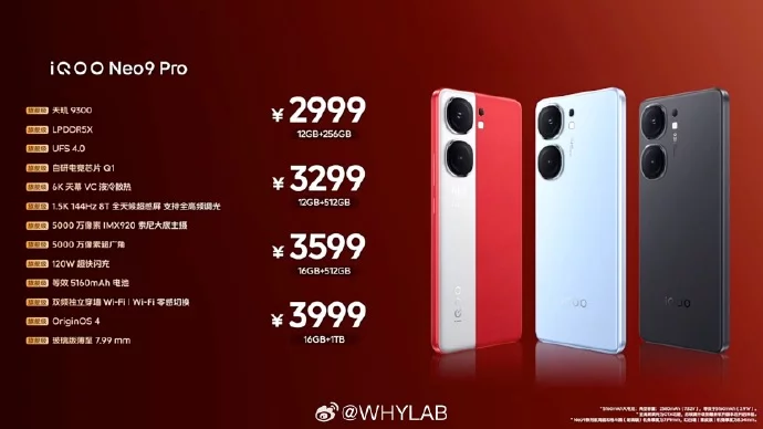 iQOO Neo 9 Pro