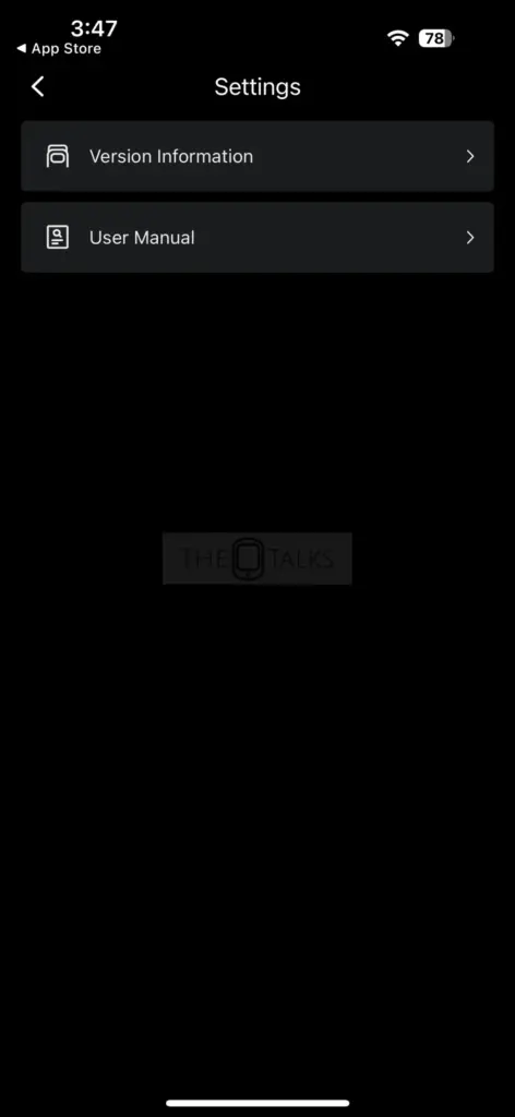 App settings 2