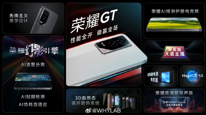 Honor GT Specifications