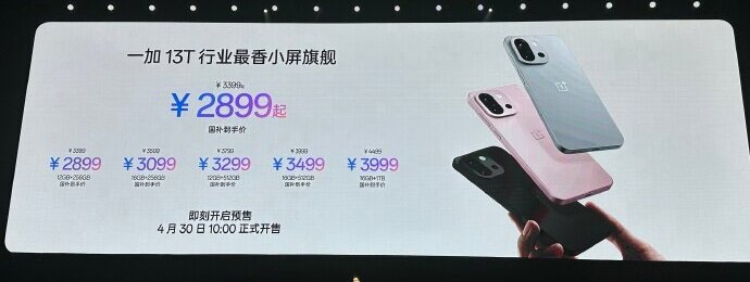 OnePlus 13T Price