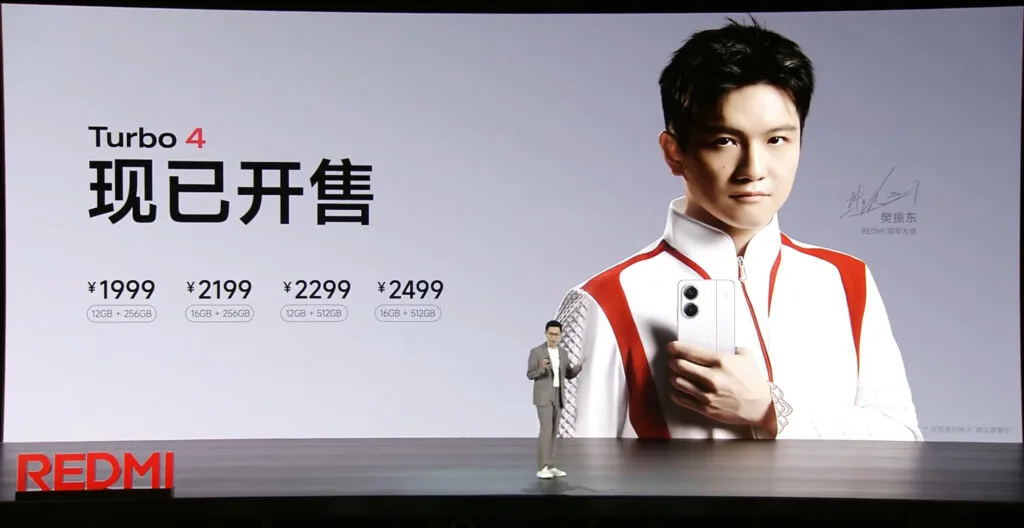 REDMI Turbo 4 Price