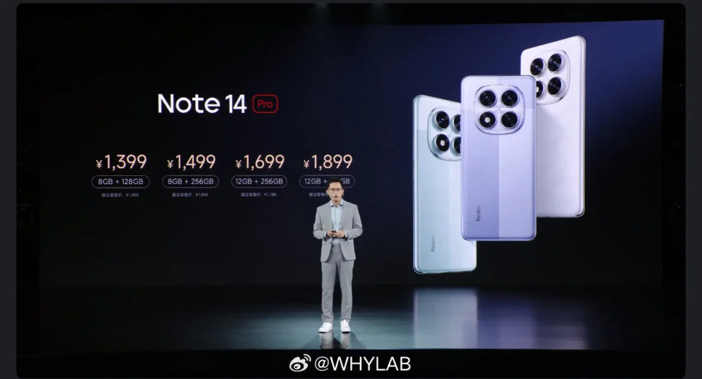 Redmi Note 14 Pro Price