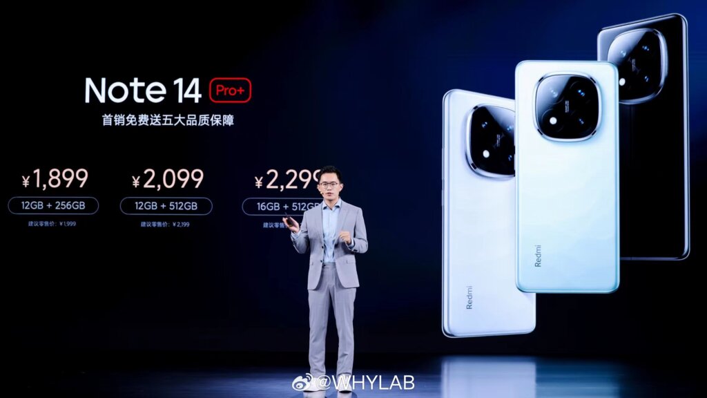 Redmi Note 14 Pro+ Price